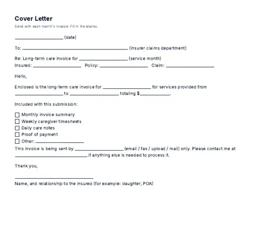 Cover letter